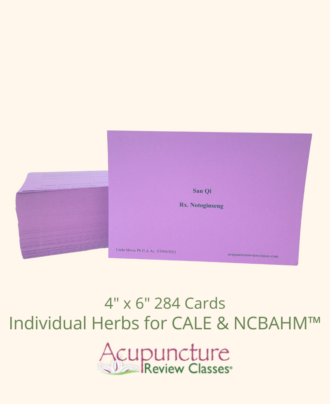 Individual Herbs Flashcards for CALE & NCBAHM™