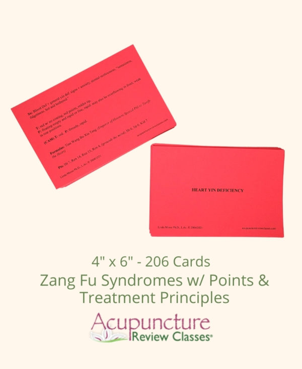 Zang Fu Syndromes w/ Points & Treatment PrinciplesZang Fu Syndromes w/ Points Flashcards