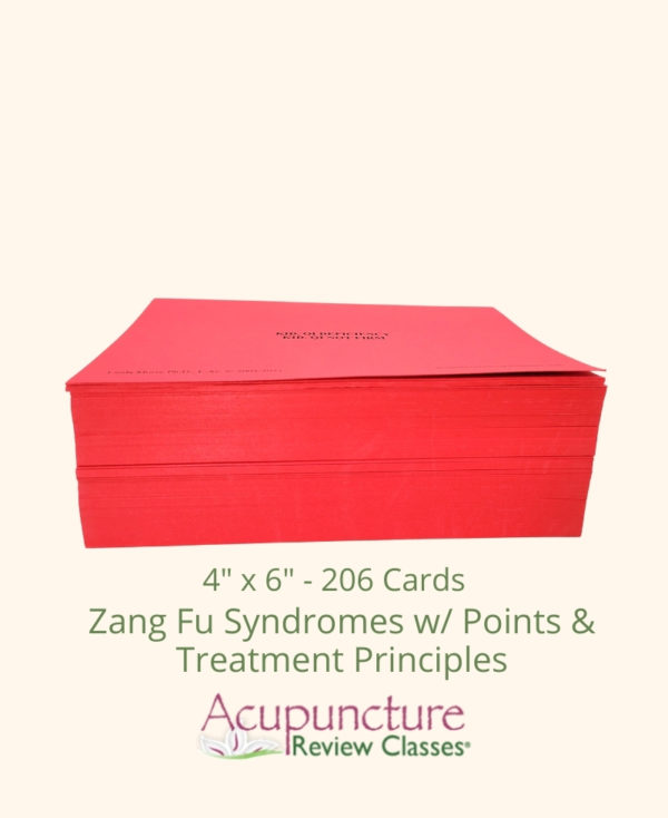Zang Fu Treatment Principles Flashcards