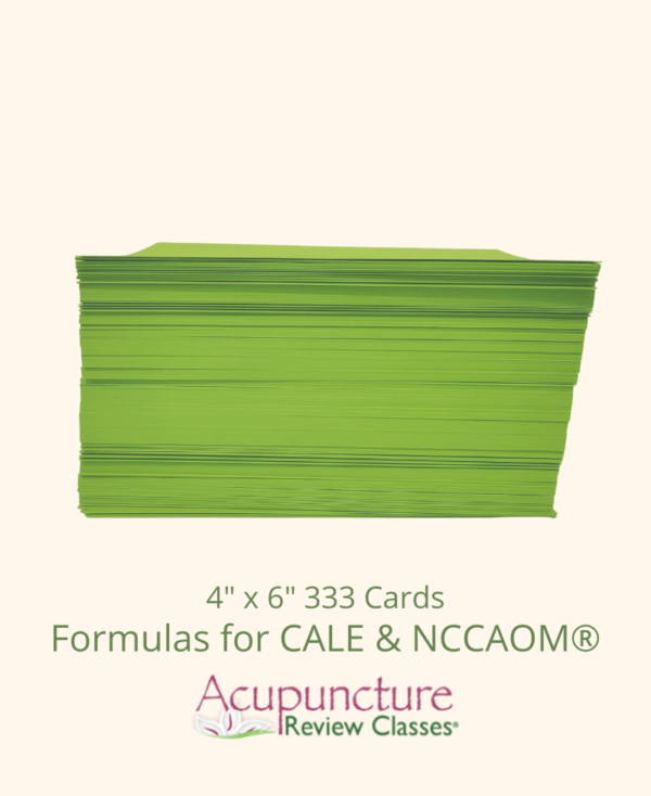 tcm flashcards formulas for cale nccaom