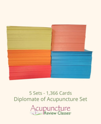 Diplomate of Acupuncture Flashcard Set